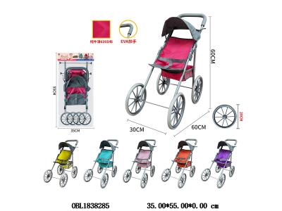 铁制公仔手推车 6色混装 也可挑选_OBL1838285