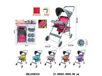 铁制公仔手推车 6色混装 也可挑选_OBL1838310