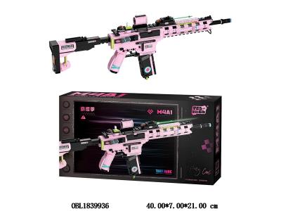中英文版 益智积木 M4A1赏樱季 1492PCS_OBL1839936