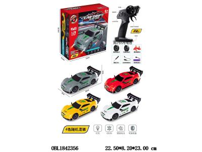 RC遥控漂移四驱车 配USB线 车身3.7v锂电池包电 遥控2*AA不包电 2.4G频率 4色混装_OBL1842356