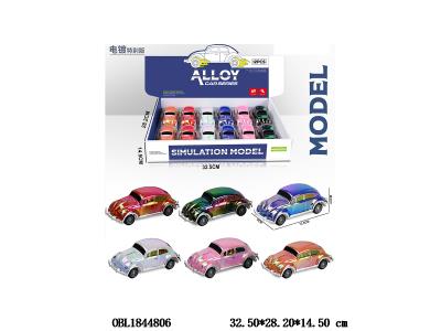 合金回力车 6色混装 12只装一展示盒_OBL1844806