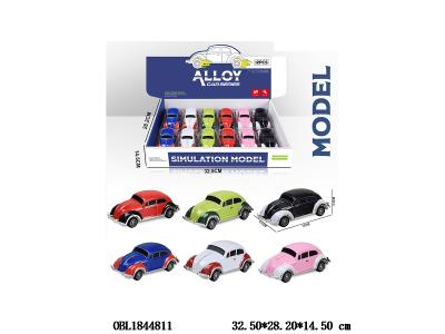 合金回力车 6色混装 12只装一展示盒_OBL1844811