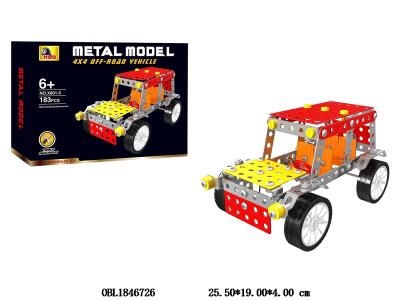 合金自装积木 四驱越野车 183PCS_OBL1846726