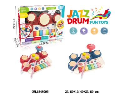 爵士鼓带灯光音乐 2色混装 3*AA不包电_OBL1848005