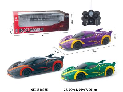 4通遥控车带灯光 车身4*AA不包电 遥控器2*AA不包电 3色混装 27频率_OBL1848375