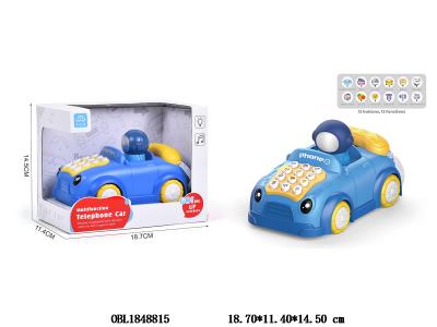 益智早教汽车电话机 2*AA不包电 太空人_OBL1848815