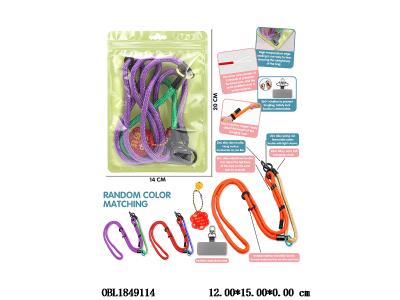 手机斜跨腕绳 可拆卸_OBL1849114