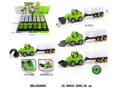 按压惯性车 拖栏 可装糖 4款混装 6只装一展示盒_OBL1850996