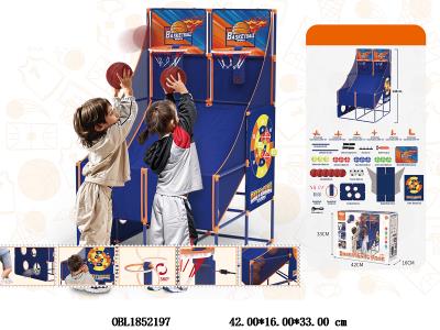 双人篮球架套装 配USB线 6*AAA不包电_OBL1852197