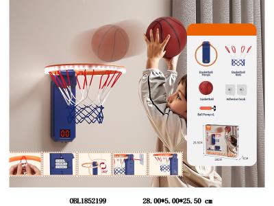 单人篮球板套装 带灯光计数 3*AAA不包电_OBL1852199