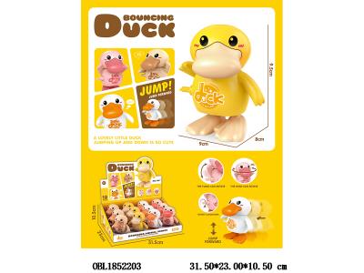 上链发条跳跳鸭 4色混装 12只装1展示盒_OBL1852203