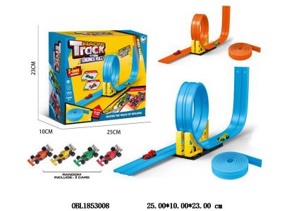 合金滑行轨道车套装 配随机2只合金滑行方程车 2色混装_OBL1853008