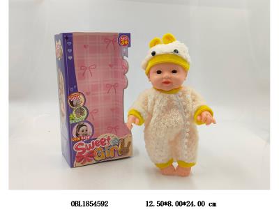 10寸全搪胶娃娃套装 带四声IC 2*AG13包电_OBL1854592