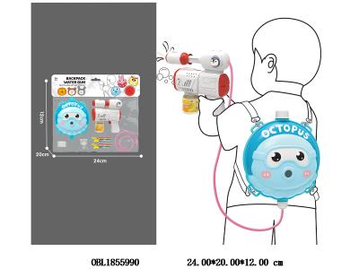 二合一电动泡泡枪/背包水枪 泡泡水90ml  容量
1.5L 4*AA不包电_OBL1855990