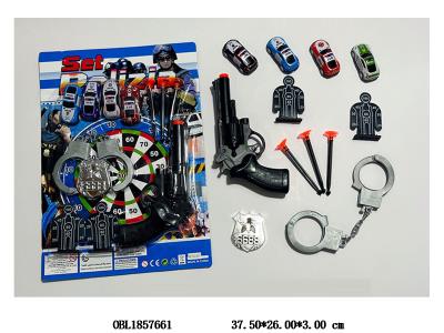 软弹枪套装 配4只回力小车_OBL1857661