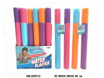 50CM贝壳图案珍珠棉水炮 4色混装 24支装一展示盒_OBL1859712