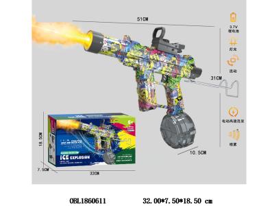 电动连动水枪带灯光喷雾 500ml 配USB线 3.7V电池包电_OBL1860611