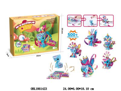 俄文版DIY折纸孔雀_OBL1861423