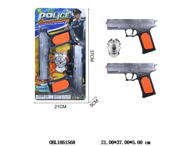 2只装惯性打响枪警察套装_OBL1861568