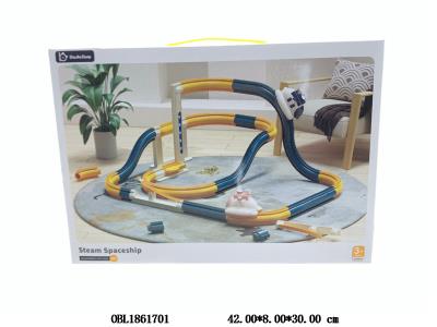 电动飞船闯关轨道套装带灯光喷雾 3*AAA不包电 灯光条2*AAA不包电_OBL1861701