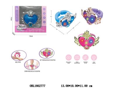 魔法饰品手环带灯光声音 3*AG13包电 3色混装_OBL1862777