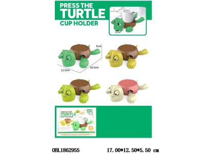 按压乌龟杯垫 4色混装_OBL1862955
