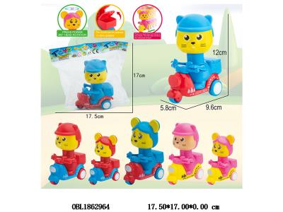 按压惯性摩托车 2款3色混装_OBL1862964