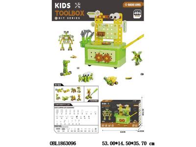 益智拼装螺丝积木套装 406PCS_OBL1863096