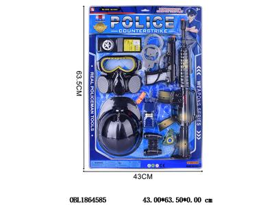 2支装惯性打响枪/火石枪警察套装_OBL1864585