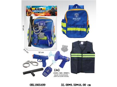 警察套装 对讲机 2*AAA不包电 喇叭2*AA不包电_OBL1865499