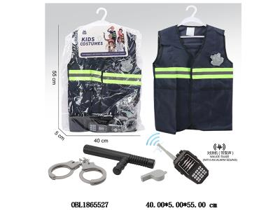 儿童衣服警察套装 对讲机 2*AAA不包电_OBL1865527