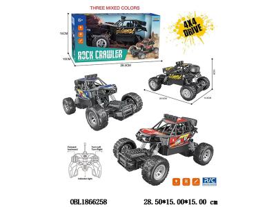 遥控合金攀爬车 车身4*AA不包电 遥控器2*AA不包电 3色混装_OBL1866258