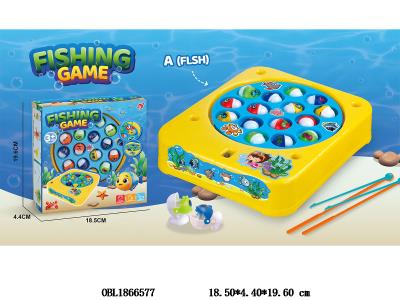 电动钓鱼套装带音乐_OBL1866577