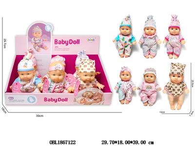 9寸空身公仔 主体衣服1款1色 6只装1展示盒 加吊卡_OBL1867122