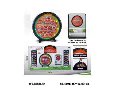 16只装滑行车车轮收纳架套装 带灯光音乐 3*AG13包电_OBL1868659