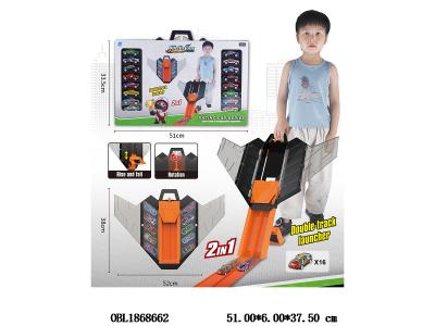 飞机赛车收纳弹射器套装 配16只滑行车_OBL1868662