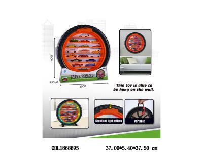 车轮停车场套装 配1只滑行小车 带灯光音乐 3*AG13包电_OBL1868695