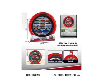 车轮停车场套装 配1只滑行小车 带灯光音乐 3*AG13包电_OBL1868696