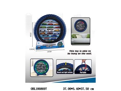 车轮停车场套装 配1只滑行小车 带灯光音乐 3*AG13包电_OBL1868697