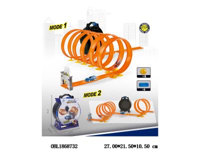 六环高速滑行轨道车套装 配1只回力小车_OBL1868732