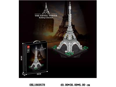 益智积木 埃菲尔铁塔 3000PCS_OBL1869578