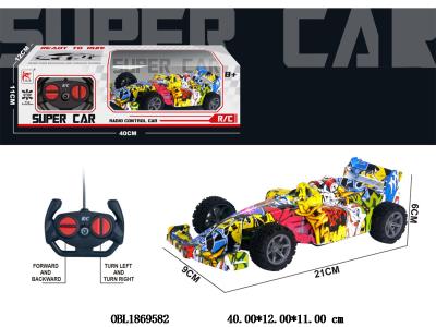 四通遥控方程车 车身3*AA不包电 遥控器2*AA不包电 27频率_OBL1869582