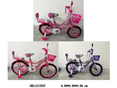 16寸儿童自行车 红.紫.桃红3色_OBL121702Y