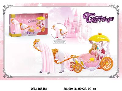 电动马车带声音配11.5寸实身芭芘 主体衣服1款 3*AA无包电_OBL1468484