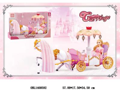 马车配11.5寸实身芭芘 主体衣服1款_OBL1468592