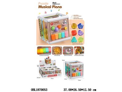 电子琴塞塞乐带灯光音乐 2*AAA不包电 2色混装 6只装1展示盒_OBL1870053