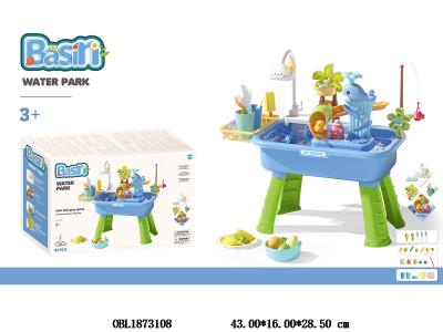 电动戏水钓鱼/洗手盆套装 4*AA不包电_OBL1873108