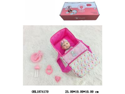 10寸搪胶初生公仔套装 主体衣服1款1色_OBL1874170