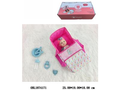 10寸搪胶初生公仔套装 主体衣服1款1色_OBL1874171