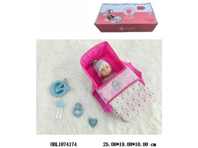 10寸搪胶初生公仔套装 主体衣服1款1色_OBL1874174